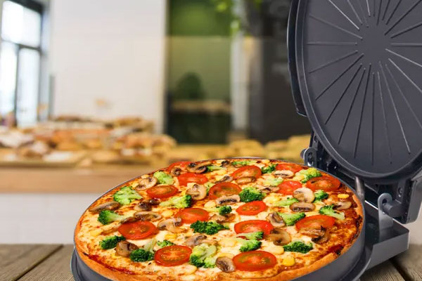 As características da máquina de pizza